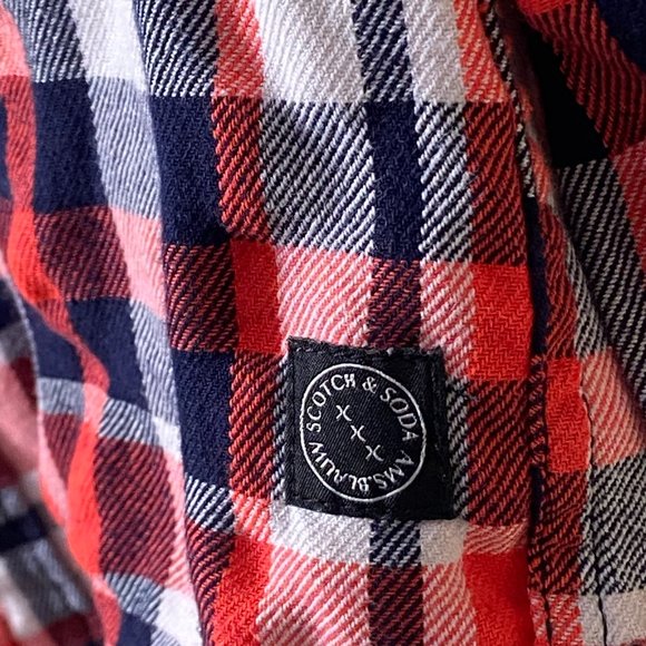 Scotch & Soda Boys Plaid Shirt Size Regular (PRE-LOVED) - Picture 5 of 8